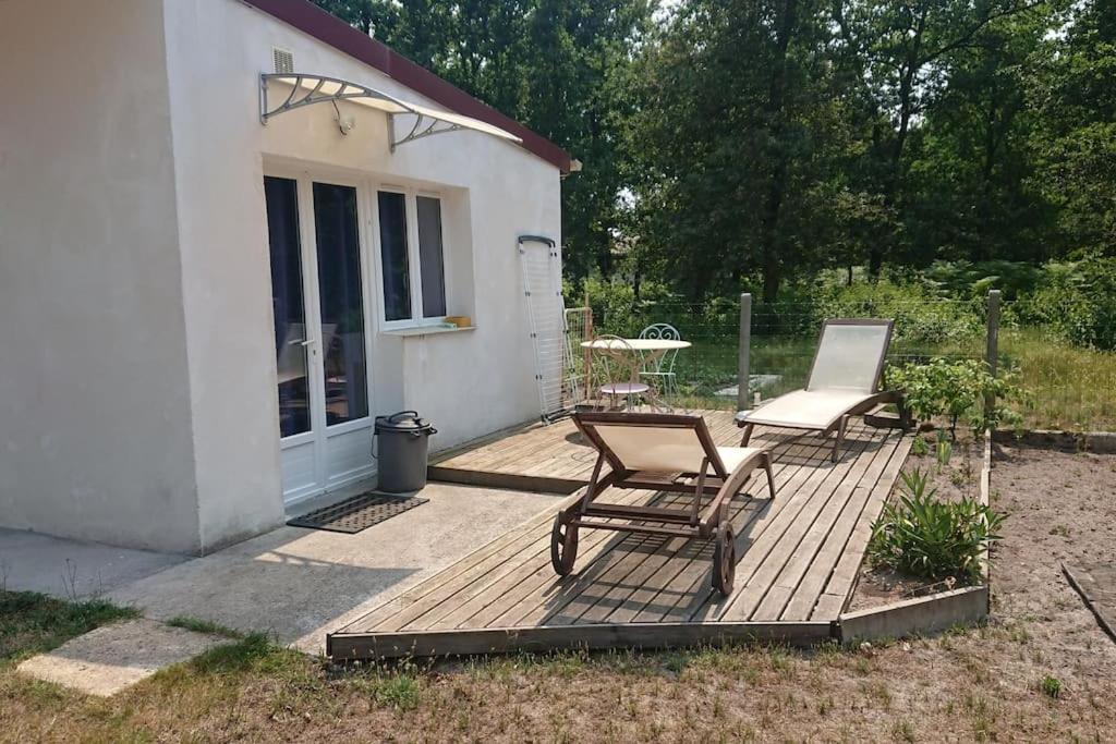 Studio Independant Villa Audenge Buitenkant foto